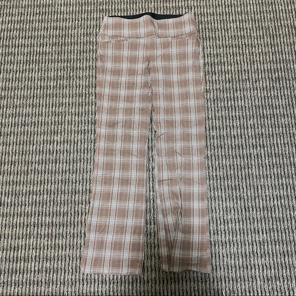 Stretchy plaid pants